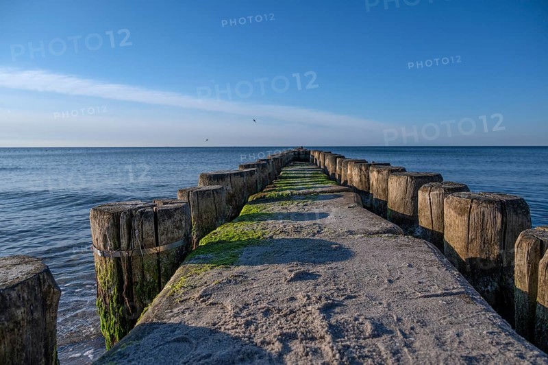 Grooves in the Baltic Sea, Ahrenshoop, Darß, Mecklenburg-Western Pomerania, Germany
