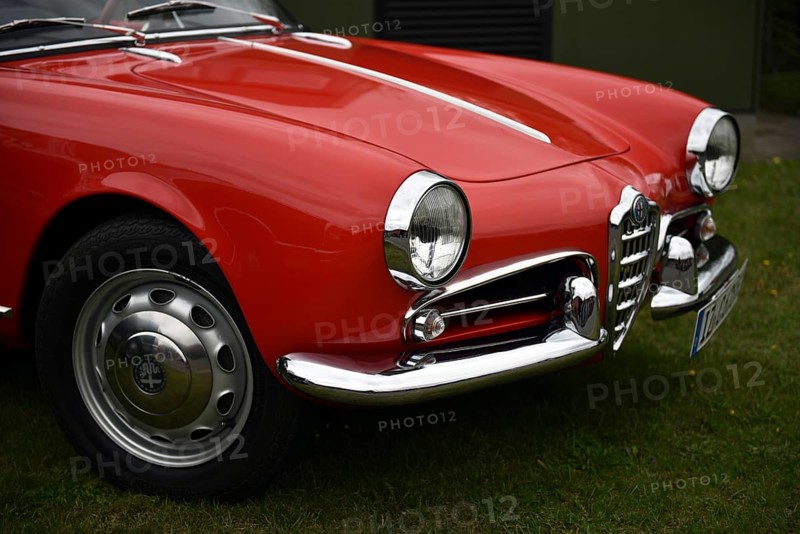 Alfa-Romeo Giulietta at classic car meeting in Büsum, Schleswig-Holstein, Germany