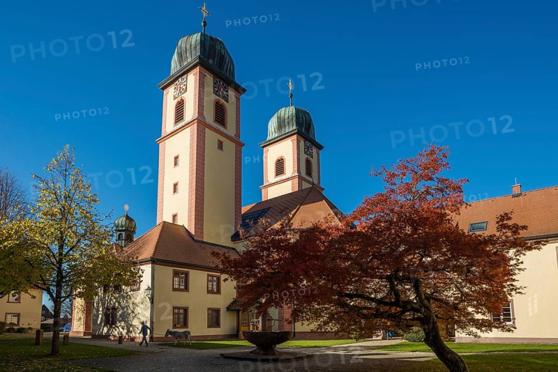 Monastery Church, St. Märgen, Southern Black Forest, Black Forest, Baden-Württemberg, Germany