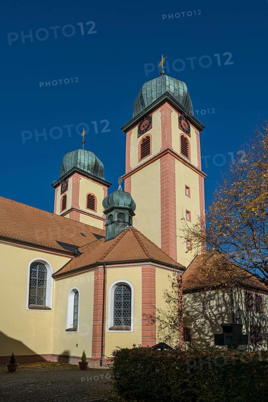Monastery Church, St. Märgen, Southern Black Forest, Black Forest, Baden-Württemberg, Germany