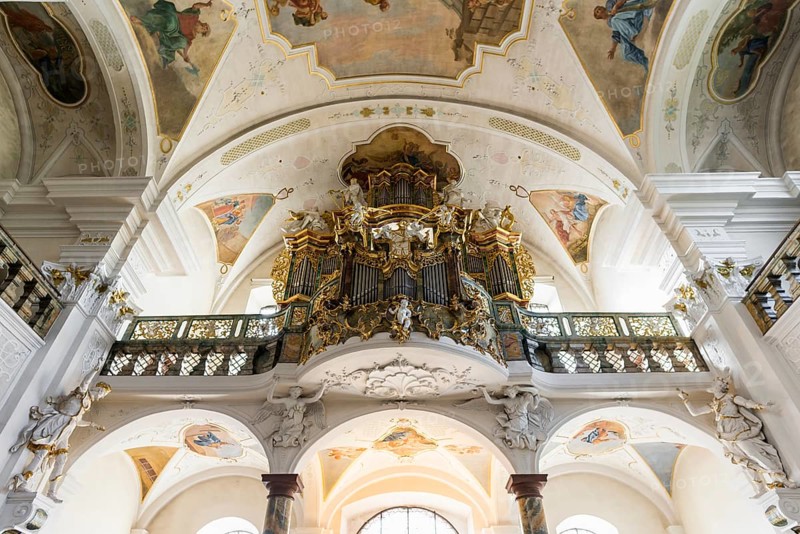 Interior view, monastery church, St. Peter, Southern Black Forest, Black Forest, Baden-Württemberg, Germany