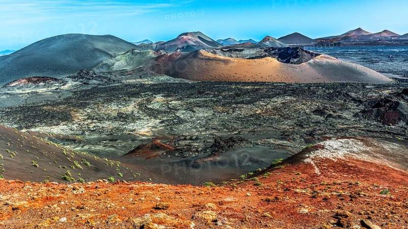 Timanfaya National Park Fire Mountains, Montanas del Fuego, Lanzarote, Canary Islands, Spain, Timanfaya National Park, Lanzarote, Spain