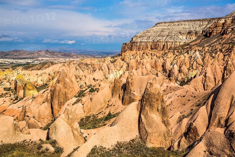 Red Gorge rock galleries, fantastic tuff rock formations, Cappadocia, Turkey