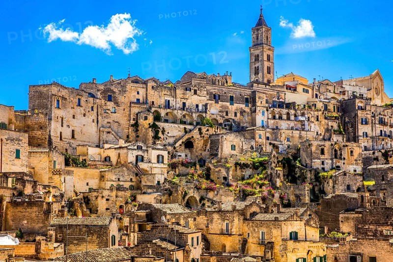 Matera with cathedral, Puglia