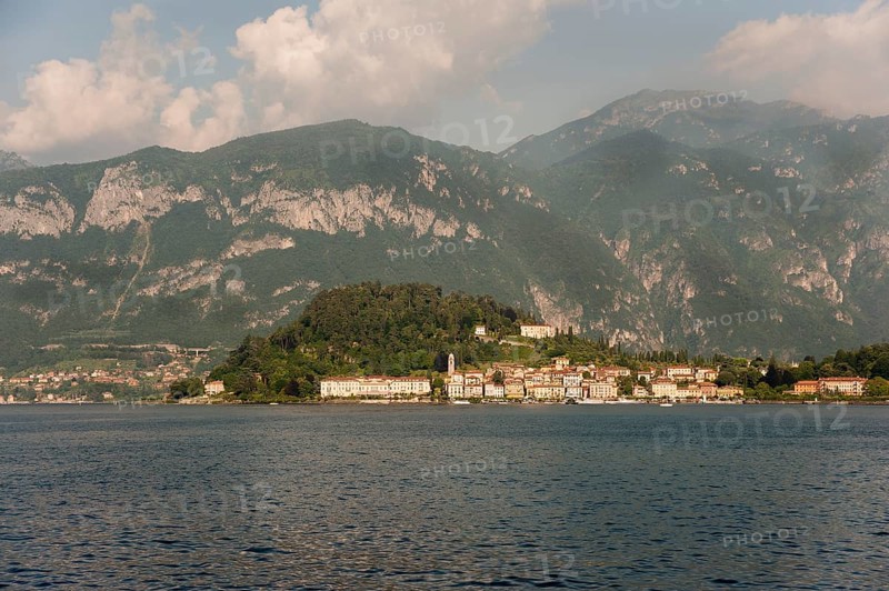 Bellagio, picturesque small town with views of the Alps, Lake Como, Italian Lago di Como, one of the Upper Italian lakes, Lombardy region, Italy