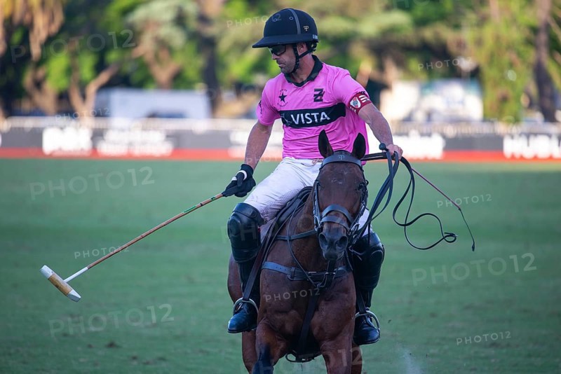 Scene at the 132nd Argentinean Open Polo Championship (Spanish Campeonato Argentino Abierto de Polo), player Facundo Pieres from the Ellerstina Indios Chapaleufú Vista team, Buenos Aires, Argentina