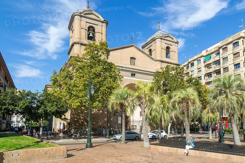 Iglesia Parroquial de Nuestra Señora del Portillo church, Plaza de Portillo, Zaragoza, Aragon, Spain