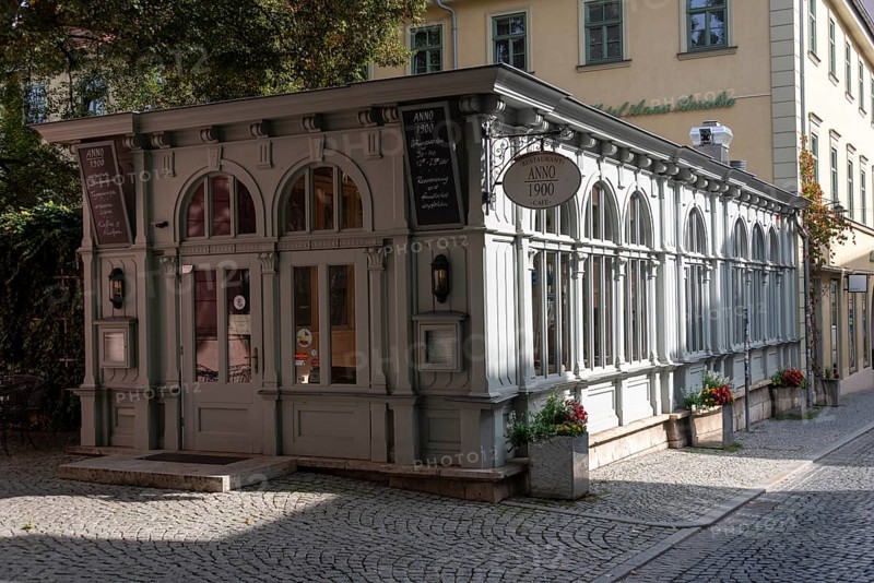 Café Anno 1900 in Weimar, Thuringia, Germany