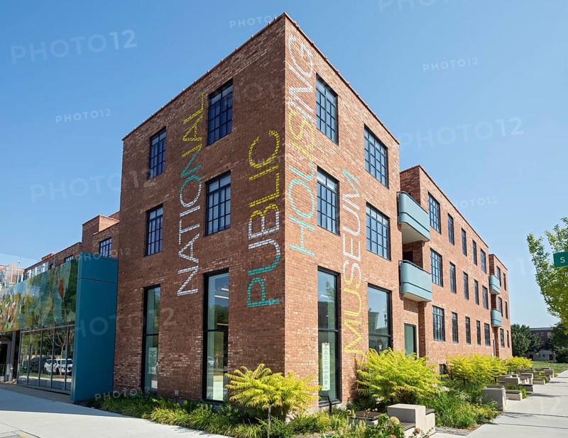 Chicago, Illinois - The National Public Housing Museum. The museum occupies the last standing building of the Jane Addams homes, built in 1938, the first public housing project in Chicago
