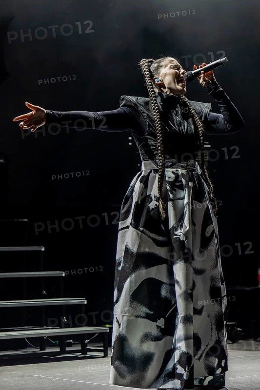 LaFee (real name: Christina Klein) live on Shadow & Light Tour 2025 at Berlin's Tempodrom on 26.10.2025
