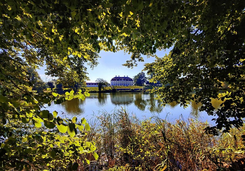 Meseberg Castle, Baroque Castle on Lake Huwenow, Guest House and Conference Center of the Federal Government, Meseberg, Gransee, Brandenburg, Germany