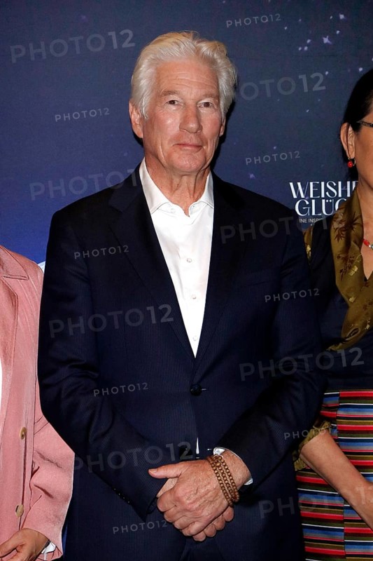Richard Gere during a photocall in front of the presentation of the documentary about the life of the Dalai Llama, WISDOM OF HAPPINESS of which he is executive producer, at the Kulturbrauerei in Berlin on 24.10.2025