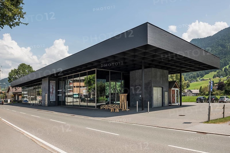 Werkraum Bregenzerwald, architect Peter Zumthor, Andelsbuch, Bregenzerwald, Vorarlberg, Alps, Austria