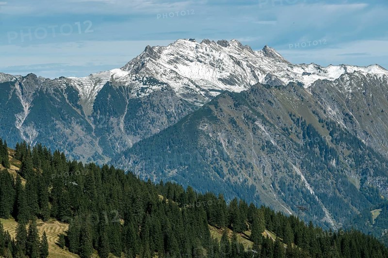 View of Nebelhorn, Oberstdorf, Oberallgäu, Allgäu, Bavaria, Germany
