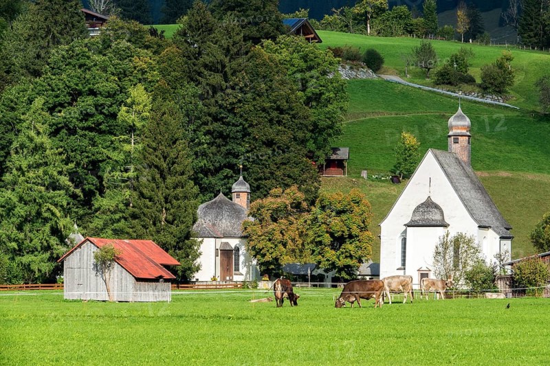 Loretto Chapels, Oberstdorf, Oberallgäu, Allgäu, Bavaria, Germany