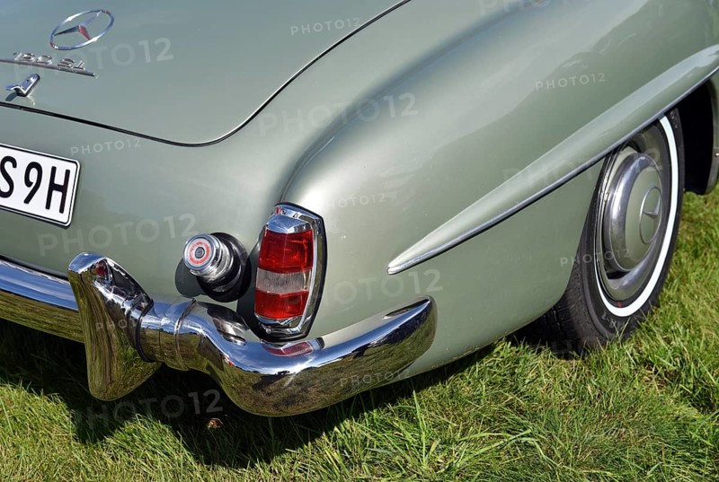 Mercedes-Benz W121 190 SL Roadster at a classic car meeting