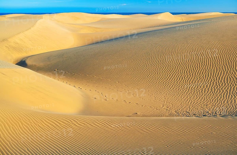 Sand dunes, Maspalomas, Playa del Ingles, Gran Canaria, Canary Islands, Spain