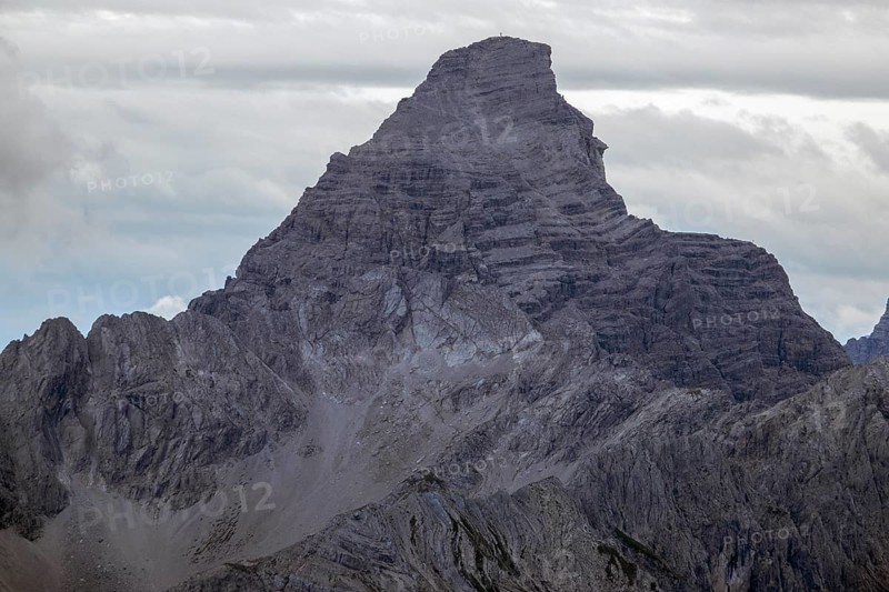 Hochvogel summit, Allgäu Alps, Allgäu, Bavaria, Germany