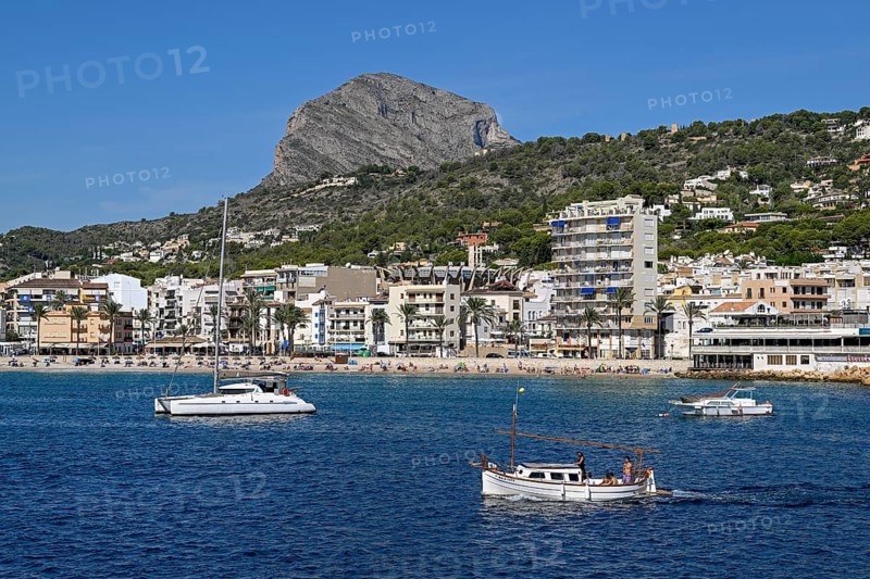 View of Jávea or Xàbia, Alicante Province, Comunidad Valenciana, Spain