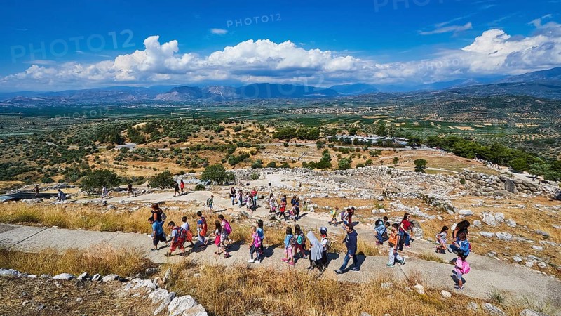 SchülArchaeological Site, UNESCO World Heritage Site, Mycenae, Mycenae, important city in the pre-classical period, Peloponnese, peninsula, Greece