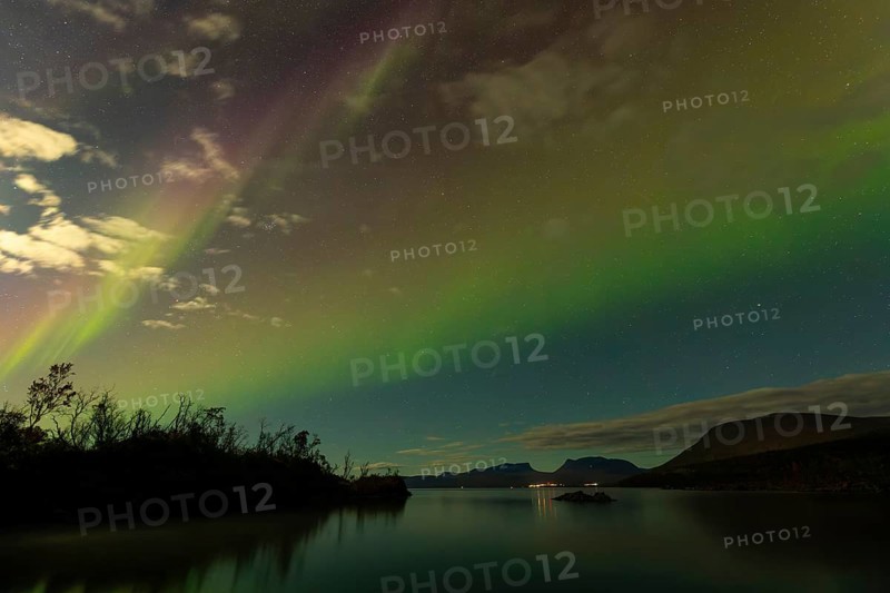 Magical Northern Lights over Abisko, Lapporten and Lake Torneträsk