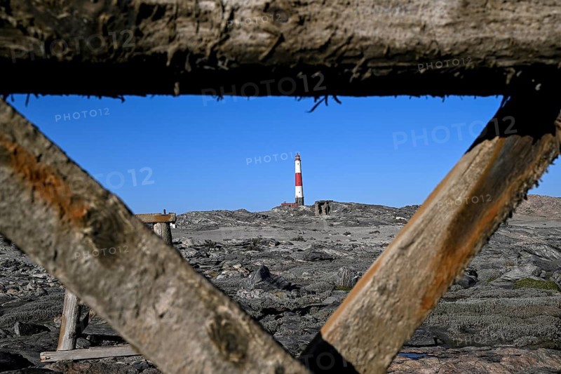 Leuchtturm von 1915, Dias Point oder Diaz Point, Lüderitz-Halbinsel, Region Karas, Namibia