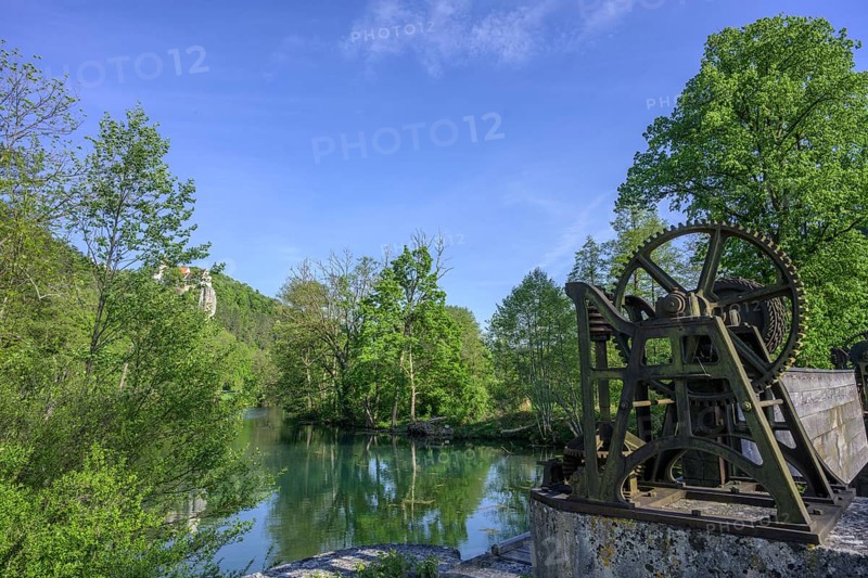 Schleuse Ludwig Donau Main Kanal, Prunn, Riedenburg, Bayern, Deutschland