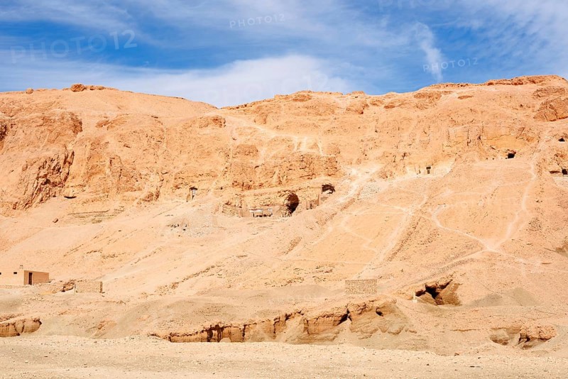 Excavations at the Temple of Hatshepsut, Mortuary Temple of Hatshepsut, Deir el-Bahari, Thebes, Luxor, Egypt