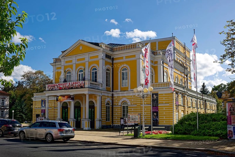West Bohemian Theatre, Municipal Theatre, Culture, Kilturbau, Cheb, Eger, Egerland, Bohemia, Czech Republic, Czech Republic