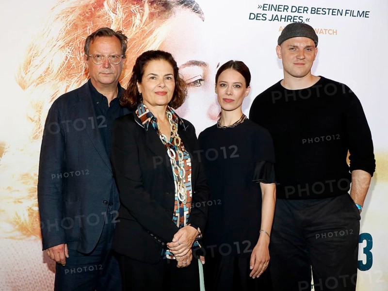 Matthias Brandt, Barbara Auer, Paula Beer and Enno Trebs at the Berlin premiere of Miroirs No 3 at the Filmtheater am Friedrichshain in Berlin on 18.9.2025