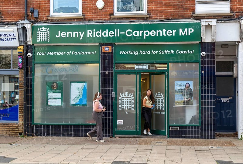 Constituency office of Jenny Riddell-Carpenter MP, Suffolk Coastal, Felixstowe, Suffolk, England, UK