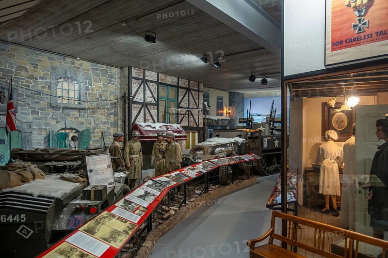 Museum of the Battle of the Ardennes, Musée de la Bataille des Ardennes in the city La Roche-en-Ardenne, province of Luxembourg, Wallonia, Belgium