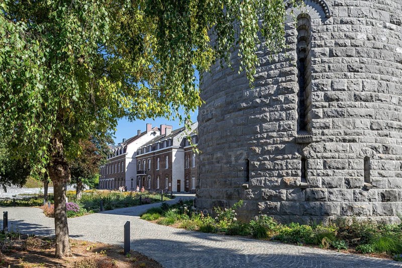 Former Notre-Dame du Sacré Coeur boarding school and chapel at the Our Lady of Beauraing, Notre-Dame de Beauraing sanctuary, Namur, Belgium