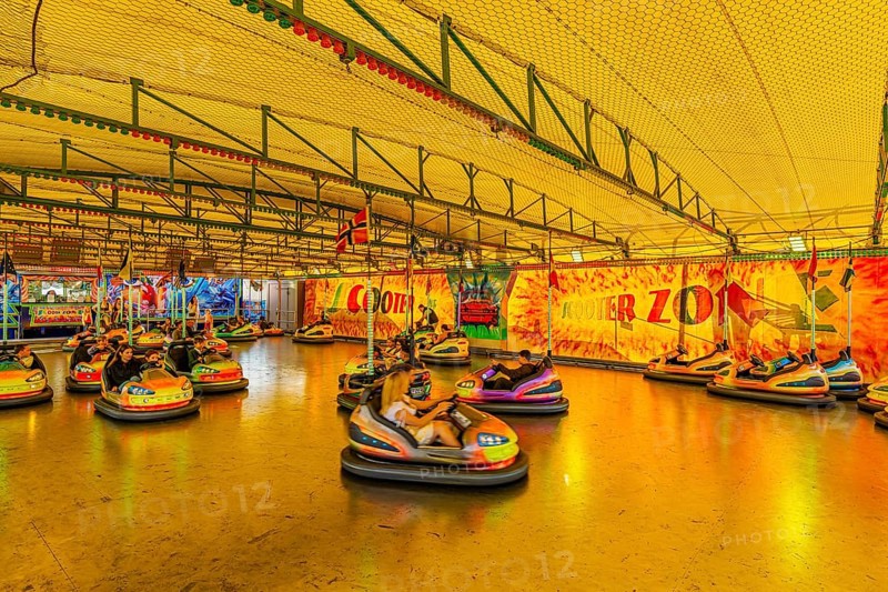 Bumper cars, Festwiese, Theresienwiese, Oktoberfest, Munich, Upper Bavaria, Bavaria, Germany