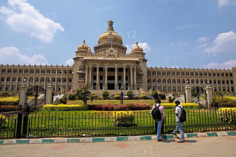 Vidhana Souda or Government Palace of Karnataka, Begaluru or Bangalore, Karnataka, India