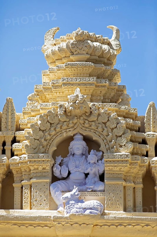 Hindu Basavanagudi Bull Temple, Begaluru or Bangalore, Karnataka, India