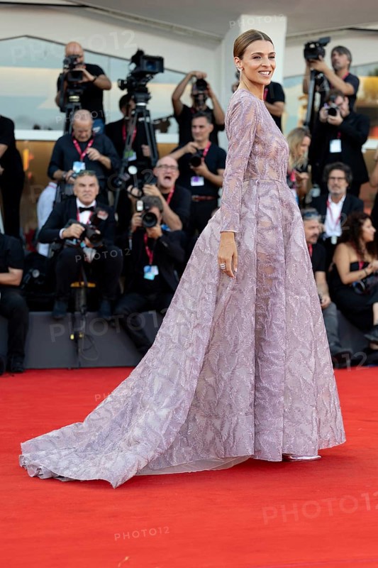 Venice, Italy - 2 September 2025: Cristina Chiabotto during the red carpet of - A house of Dynamite - during the 82nd Venice International Film Festival