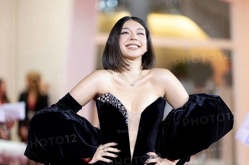 Venice, Italy - 3 September 2025: Kamilla Kostrova during the Red Carpet of - Cartier Glory To The Filmmaker Award 2025 and In the Hand of Dante - during the 82nd Venice International Film Festival