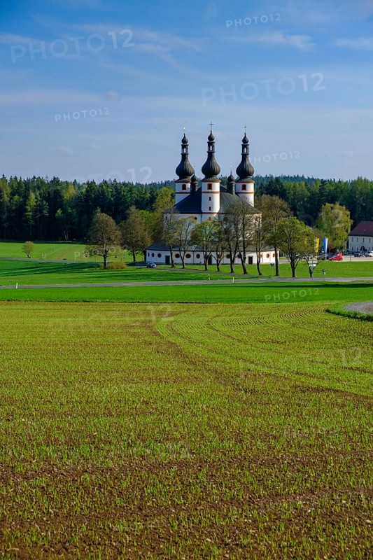 Pilgrimage church, Dreifaltigkeitskirche Kappl, near Waldsassen, Upper Palatinate, Bavaria, Germany