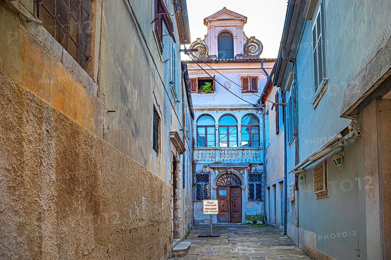 Marusiceva Street in the city of Koper, Slovenia