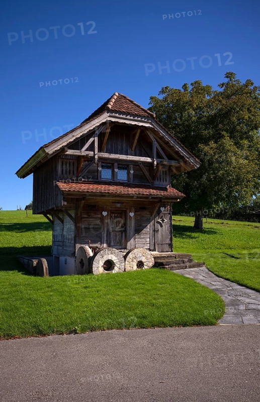 Stadelhaus, barn, former servants' house, Ettiswil, Canton Lucerne, Switzerland