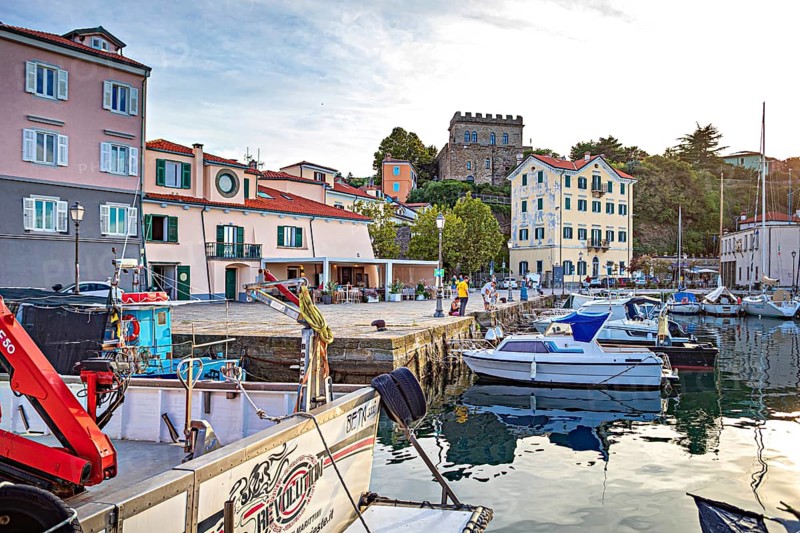 Molo Cristoforo Colombo from Muggia, Friuli-Venezia Giulia, Italy