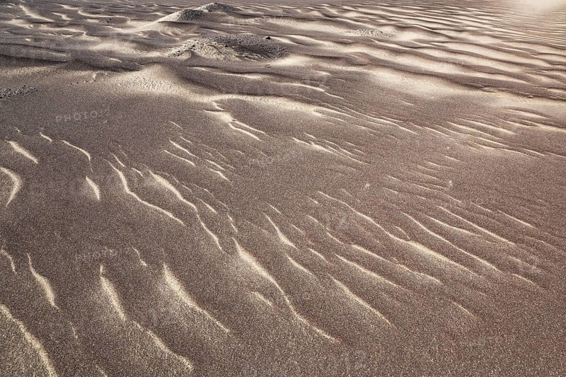 Patterns in the sand of the Namib Desert. Skeleton Coast National Park, Namibia