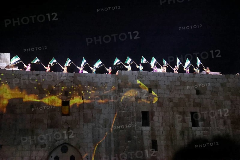 The inauguration of the Syrian Development Fund at Damascus Citadel featured light shows and stage acts, with President Ahmed al-Sharaa, state officials, and international ambassadors highlighting Syria's path to reconstruction, Damascus, Damascus, Syria