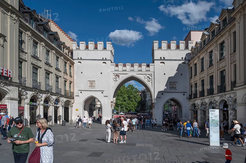 Karlstor am Stachus, built in 1791, Munich Bavaria, Germany