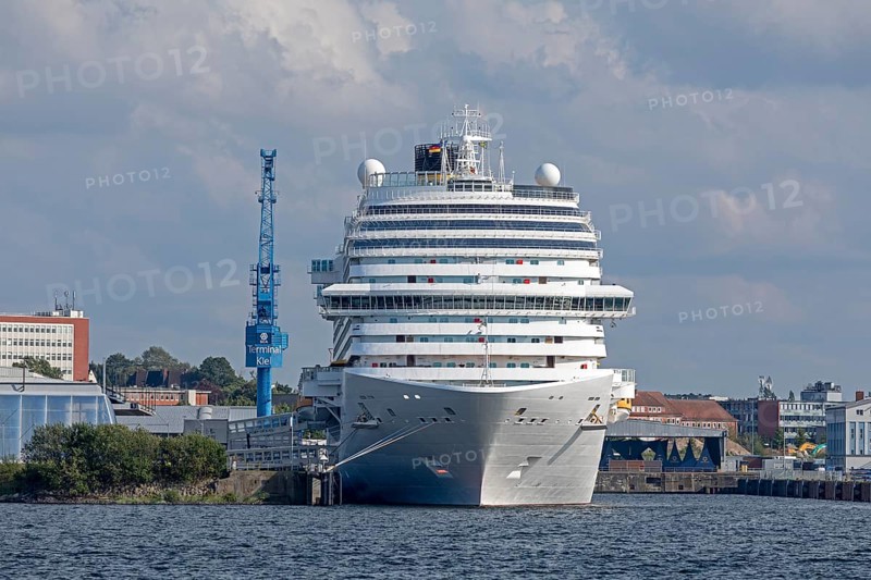 Cruise ship Costa Diadema, harbour, terminal Kiel, Schleswig-Holstein, Germany