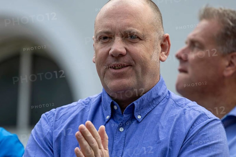 Ludwigshafen: Rally by Joachim Paul (AfD) in Ludwigshafen-Oggersheim***Picture: Joachim Paul