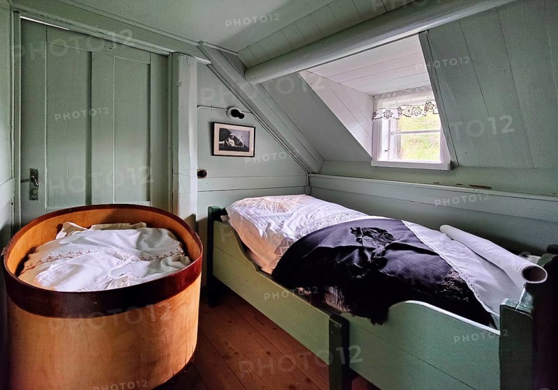 Bustarfell, a former peat farm, now a museum, East Iceland, Iceland