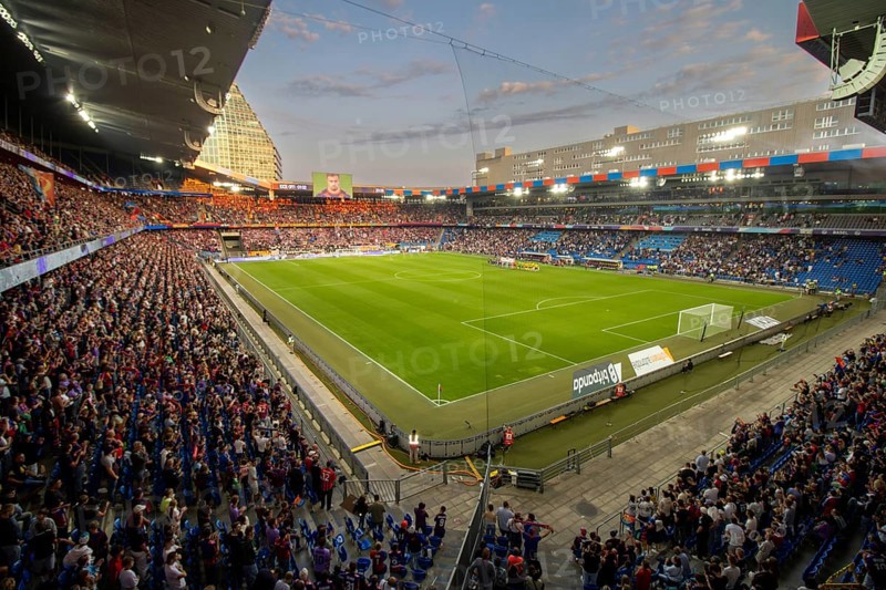 St.-Jakob-Park Basel at the Swiss Super League match between FC Basel and Young Boys Bern. 26, 978 spectators watched the match