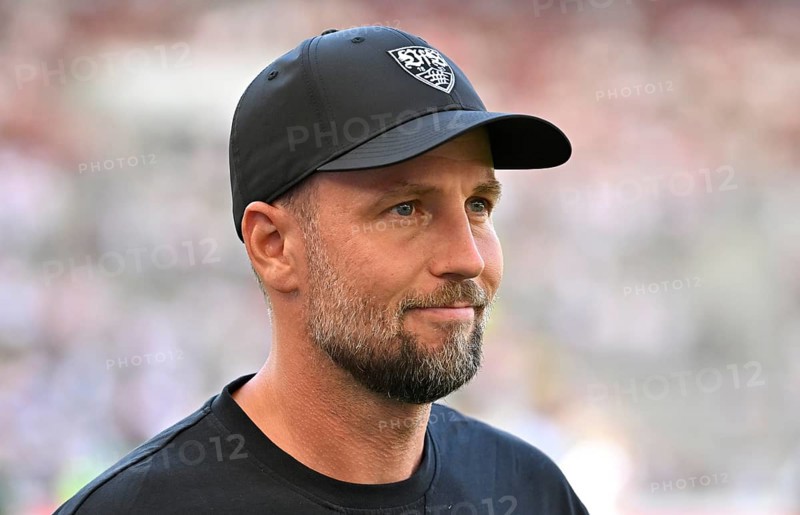 Coach Sebastian Hoeneß VfB Stuttgart Portrait MHPArena, MHP Arena Stuttgart, Baden-Württemberg, Germany